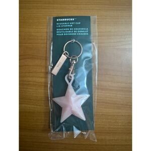 Starbucks Hot Cup Lid Stopper Pink Star 2023